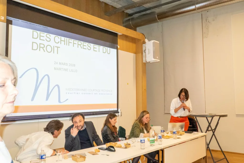 Intervention de Martine Lillo, courtier en assurances à marseille